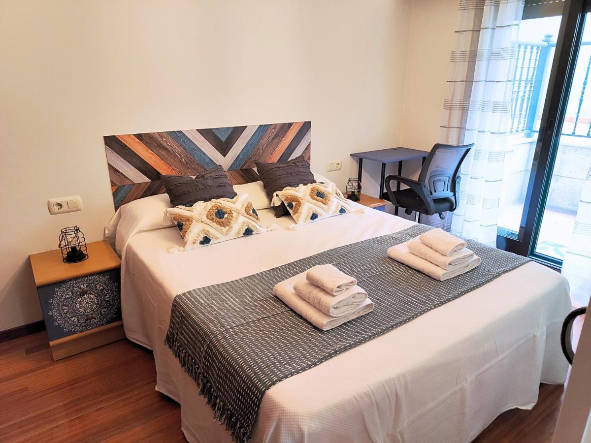 Bonito Apto Petfriendly Con Gran Terraza Y Parking Ideal Para Teletrabajar วิโก ภายนอก รูปภาพ